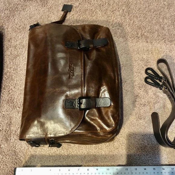 RUDSAK , RARE LAMAR COHIBA BROWN  ALL LEATHER - Picture 6 of 12